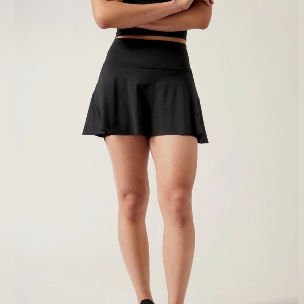 Athleta Black 2X Ace Tennis Skort